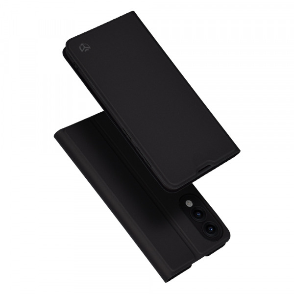 Husa pentru Samsung Galaxy S25 Edge S937, Techsuit, Magskin Book, Neagra