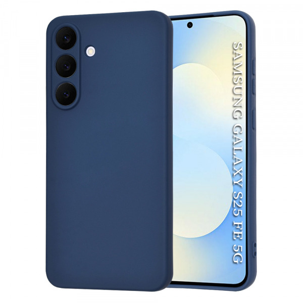 Husa pentru Samsung Galaxy S25 FE, Techsuit, SoftFlex, Bleumarin