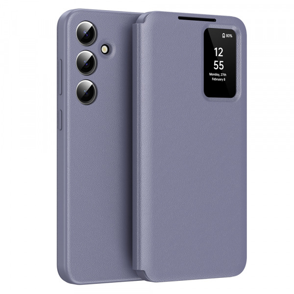 Husa pentru Samsung Galaxy S25 S931, Techsuit, SmartView, Mov