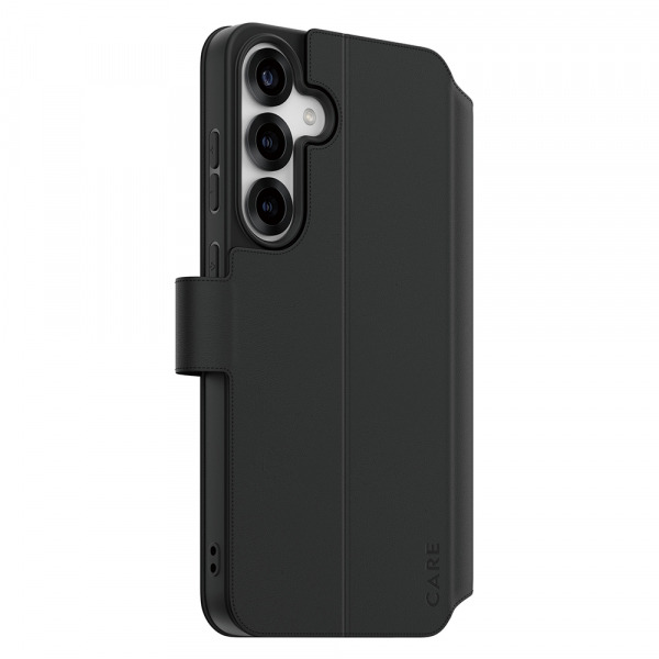 Husa pentru Samsung Galaxy S25+ S936, PanzerGlass, Care Feature Kickstand Wallet, Neagra