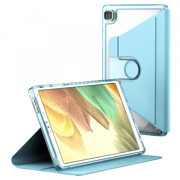Husa pentru Samsung Galaxy Tab A7 Lite, Techsuit, Crystal Vision, Bleu
