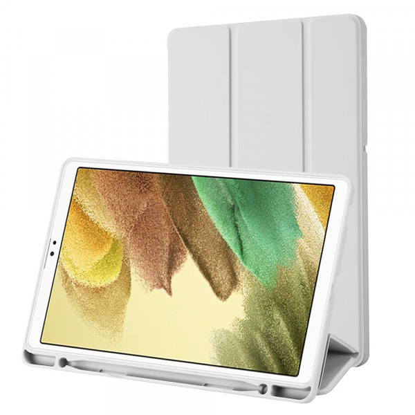 Husa pentru Samsung Galaxy Tab A7 Lite, Techsuit, Flex Trifold, Gri