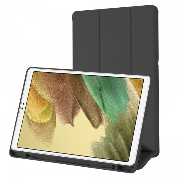 Husa pentru Samsung Galaxy Tab A7 Lite, Techsuit, Flex Trifold, Neagra