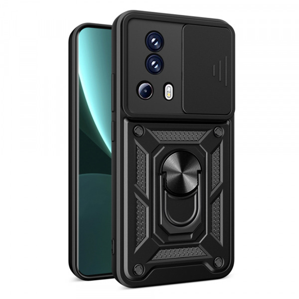 Husa pentru Xiaomi 13 Lite, Techsuit, CamShield, Neagra