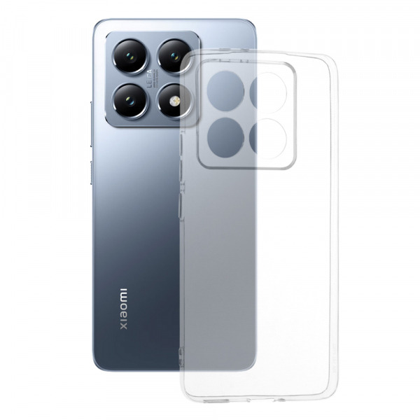 Husa pentru Xiaomi 14T Pro, Techsuit, Clear, Transparenta
