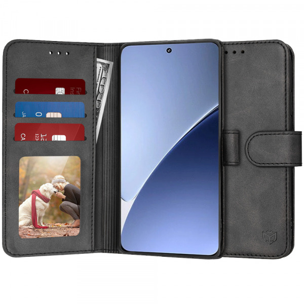 Husa pentru Xiaomi 15 Pro, Techsuit, Diary Book, Neagra