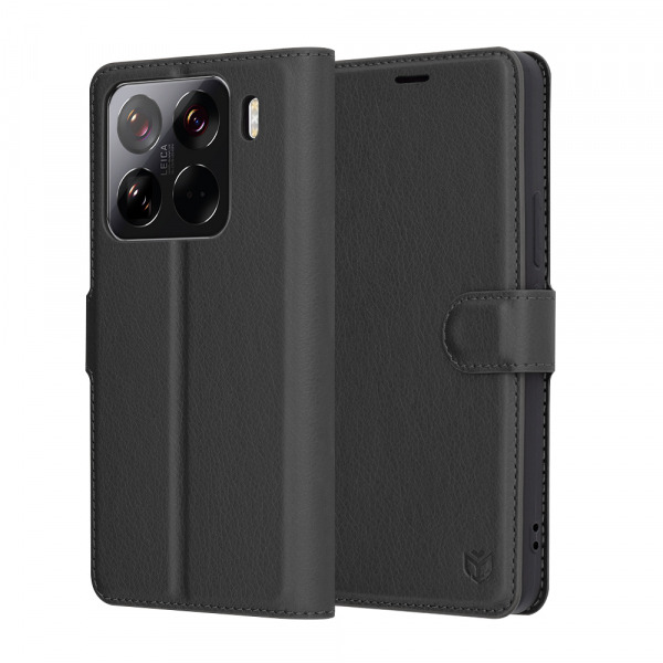 Husa pentru Xiaomi 15 Pro, Techsuit, Leather Folio, Neagra