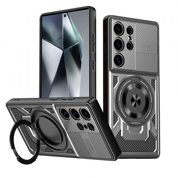Husa pentru Xiaomi 15T Pro, Techsuit, RuggedCam, Gri