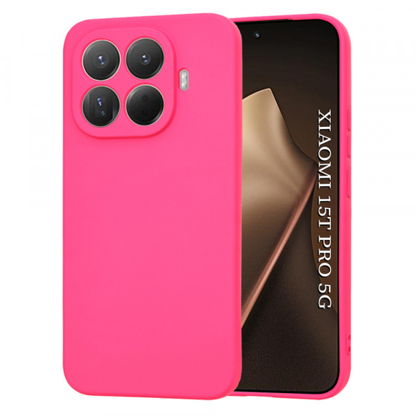 Husa pentru Xiaomi 15T Pro, Techsuit, SoftFlex, Roz Inchis