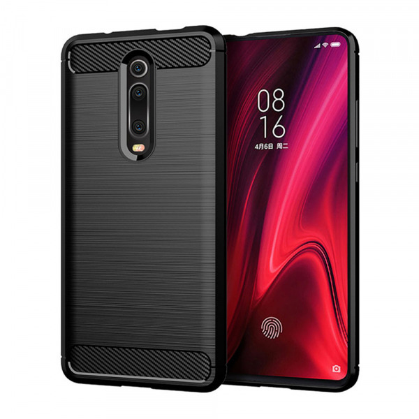 Husa pentru Xiaomi Mi 9T Pro / 9T / Redmi K20 Pro / K20, Techsuit, Carbon, Neagra
