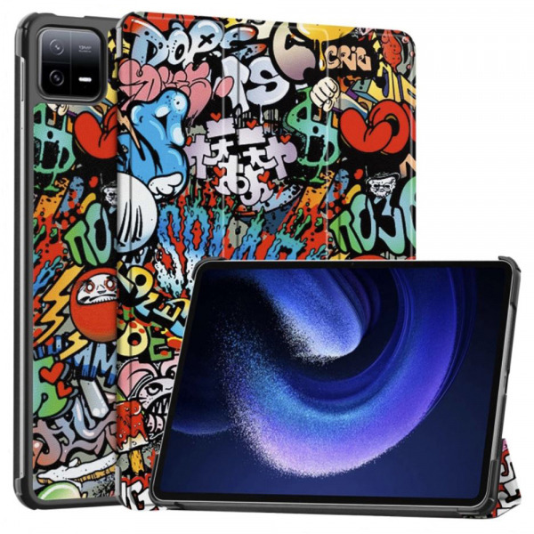 Husa pentru Xiaomi Pad 6 / 6 Pro, Techsuit, FoldPro Urban Vibe, Multicolor