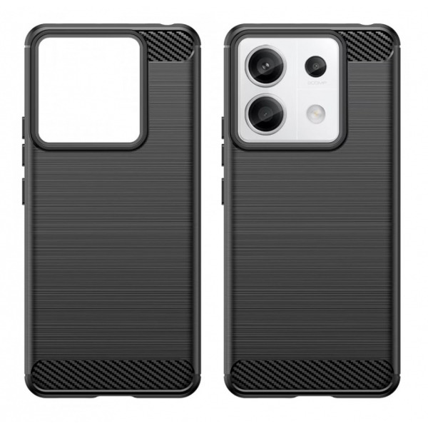 Husa pentru Xiaomi Poco C65 / Redmi 13C, Tech-Protect, Carbon, Neagra