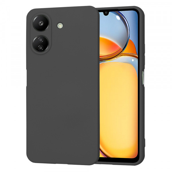 Husa pentru Xiaomi Poco C65 / Redmi 13C, Techsuit, SoftFlex, Neagra