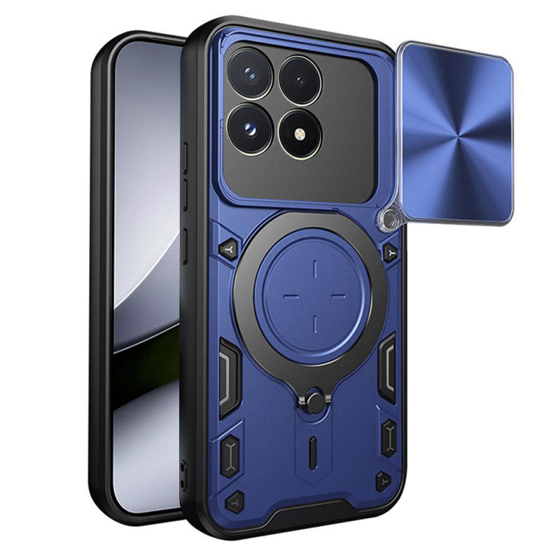 Husa pentru Xiaomi Poco F9 Pro, Techsuit, CamGuard Pro, Albastra