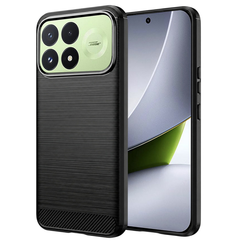 Husa pentru Xiaomi Poco F9 Pro, Techsuit, Carbon, Neagra
