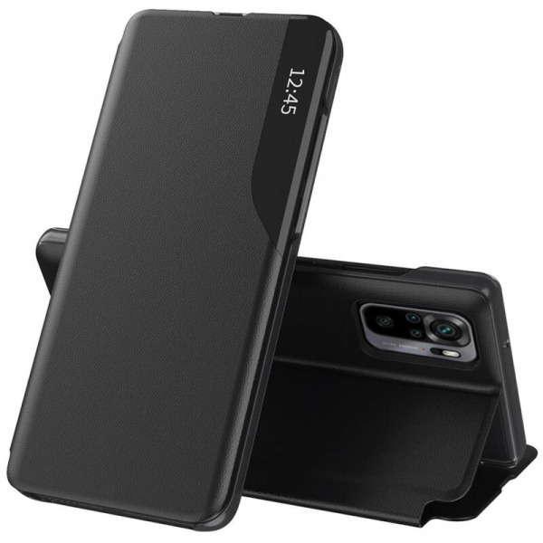 Husa pentru Xiaomi Poco M5s / Redmi Note 10S / Note 10, Techsuit, eFold, Neagra