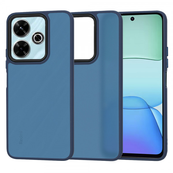 Husa pentru Xiaomi Poco M6 4G / Redmi 13, Techsuit, HaloFrost, Bleumarin