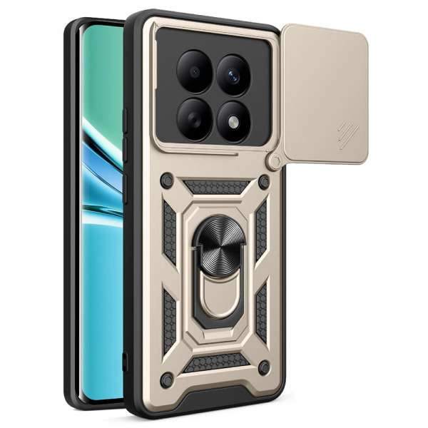 Husa pentru Xiaomi Poco M8 / Redmi Note 15 5G / Note 15 4G, Techsuit, CamShield, Aurie