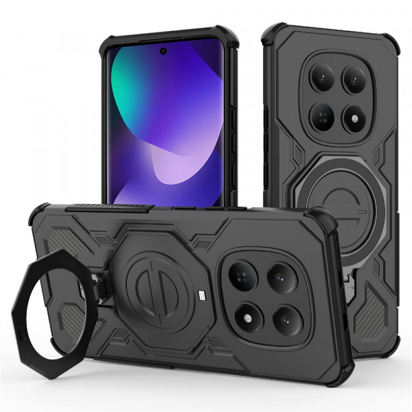 Husa pentru Xiaomi Poco M8 / Redmi Note 15 5G, Techsuit, Carbon Shield Pro, Neagra