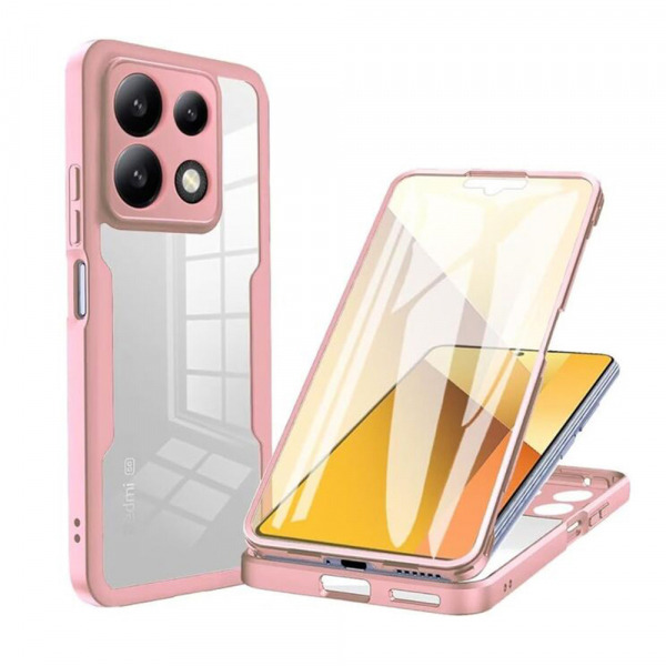 Husa pentru Xiaomi Poco X6 Pro, Techsuit, ColorVerse 360, Roz