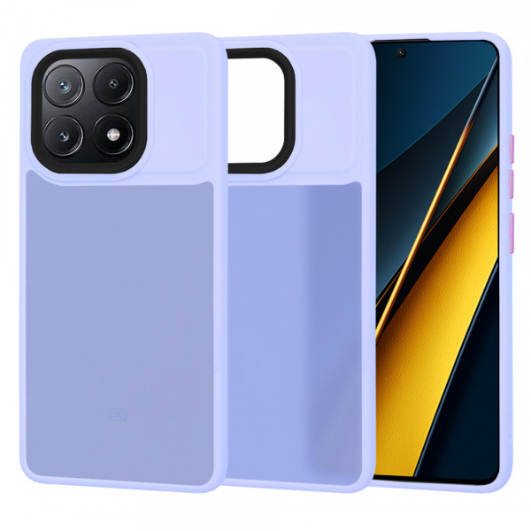 Husa pentru Xiaomi Poco X6 Pro, Techsuit, HaloFrost, Mov Deschis