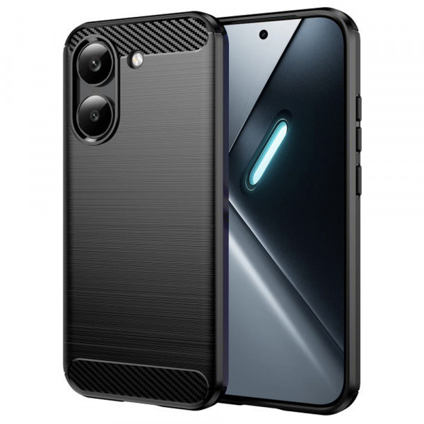 Husa pentru Xiaomi Poco X8 Pro, Techsuit, Carbon, Neagra