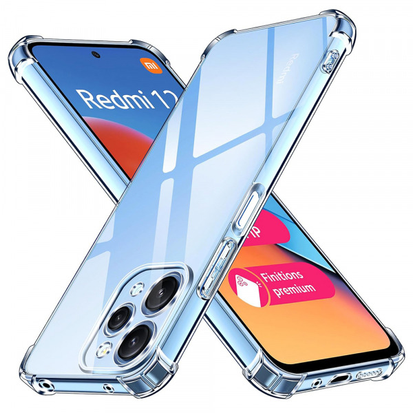 Husa pentru Xiaomi Redmi 12 5G / 12, Techsuit, Shockproof Clear, Transparenta
