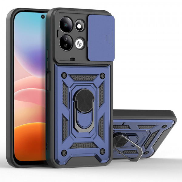 Husa pentru Xiaomi Redmi 17 5G / 17 4G, Techsuit, CamShield, Albastra