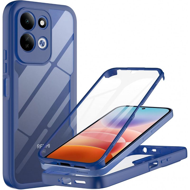 Husa pentru Xiaomi Redmi 17 5G / 17 4G, Techsuit, ColorVerse 360, Albastra