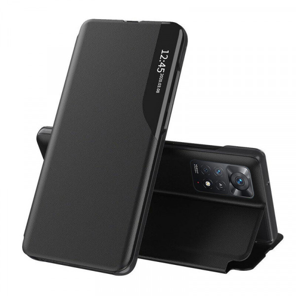 Husa pentru Xiaomi Redmi Note 12 Pro 4G / Note 11 Pro 5G / Note 11 Pro, Techsuit, eFold, Neagra
