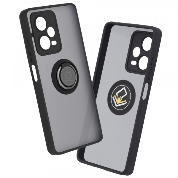 Husa pentru Xiaomi Redmi Note 12 Pro+, Techsuit, Glinth, Neagra