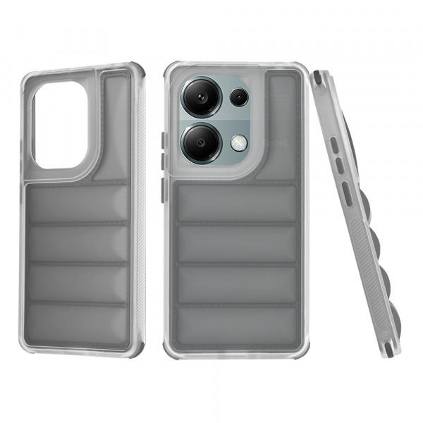 Husa pentru Xiaomi Redmi Note 13 Pro 4G / Poco M6 Pro 4G, Techsuit, Wave Shield, Neagra