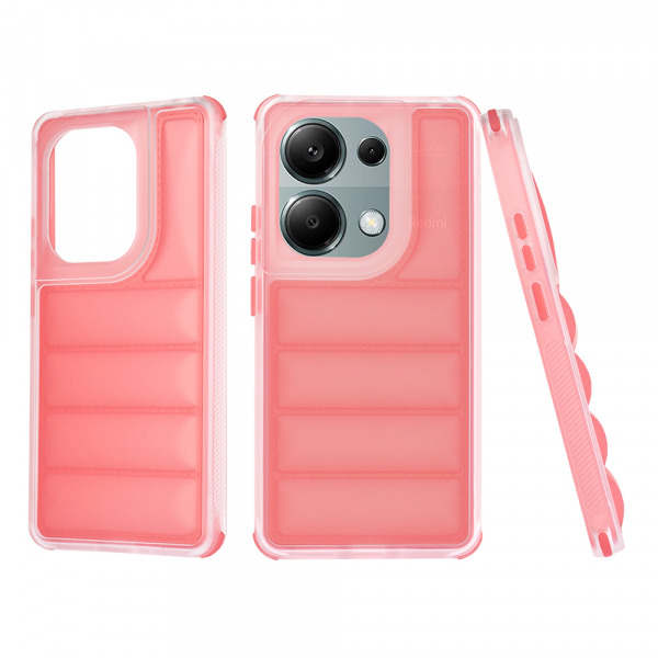 Husa pentru Xiaomi Redmi Note 13 Pro 4G / Poco M6 Pro 4G, Techsuit, Wave Shield, Rosie