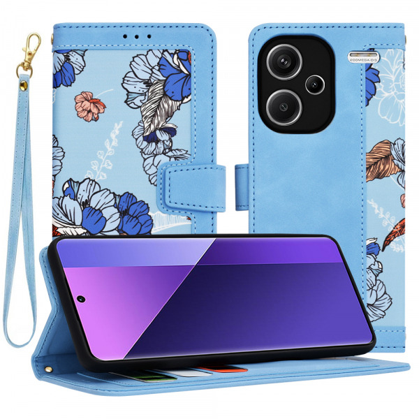 Husa pentru Xiaomi Redmi Note 13 Pro+, Techsuit, FlipCraft, Bleu