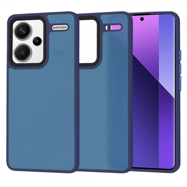 Husa pentru Xiaomi Redmi Note 13 Pro+, Techsuit, HaloFrost, Bleumarin