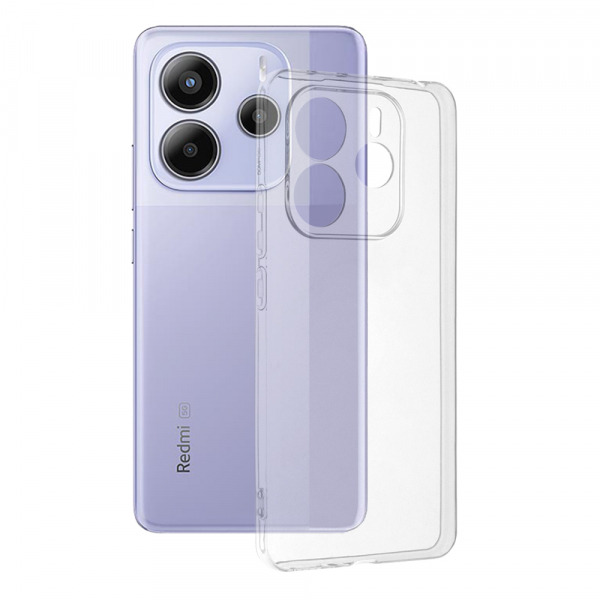 Husa pentru Xiaomi Redmi Note 14 5G, Techsuit, Clear, Transparenta