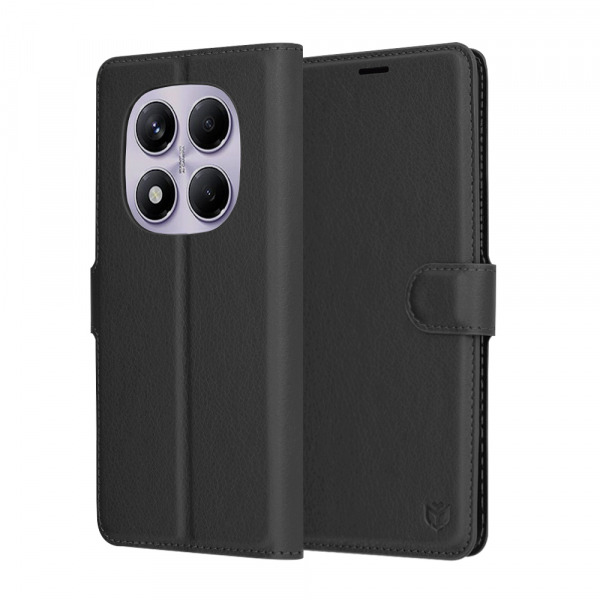 Husa pentru Xiaomi Redmi Note 14 Pro 4G, Techsuit, Leather Folio, Neagra