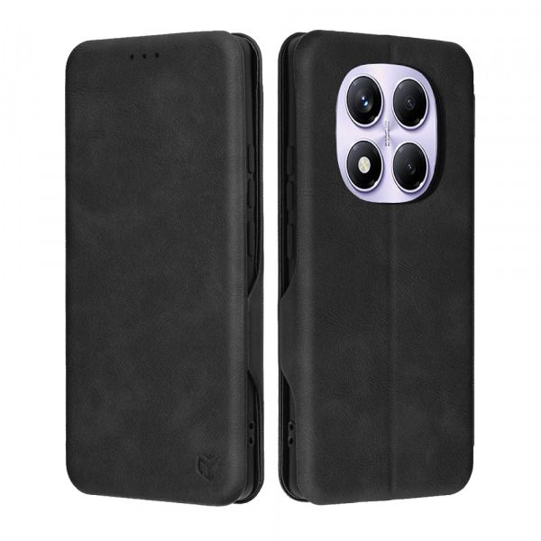 Husa pentru Xiaomi Redmi Note 14 Pro 4G, Techsuit, Safe Wallet Plus, Neagra