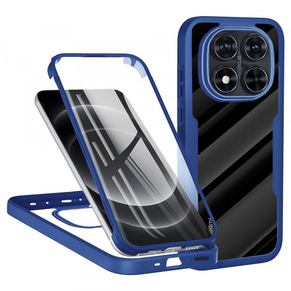 Husa pentru Xiaomi Redmi Note 14 Pro+ 5G / Note 14 Pro 5G / Poco X7, Techsuit, ColorVerse 360, Albastra