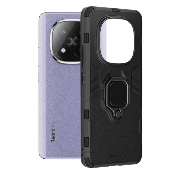 Husa pentru Xiaomi Redmi Note 14 Pro+ 5G, Techsuit, Shield, Neagra