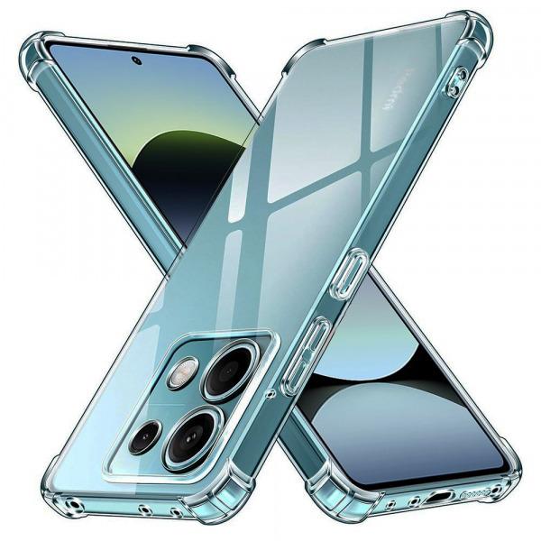 Husa pentru Xiaomi Redmi Note 14S, Techsuit, Shockproof Clear, Transparenta