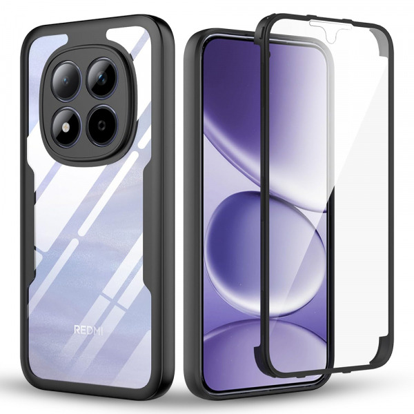 Husa pentru Xiaomi Redmi Note 15 Pro 5G, Techsuit, ColorVerse 360, Neagra
