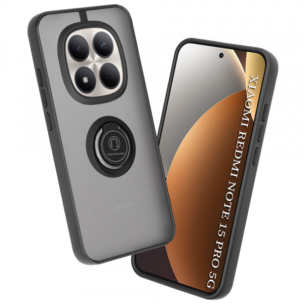 Husa pentru Xiaomi Redmi Note 15 Pro 5G, Techsuit, Glinth, Neagra