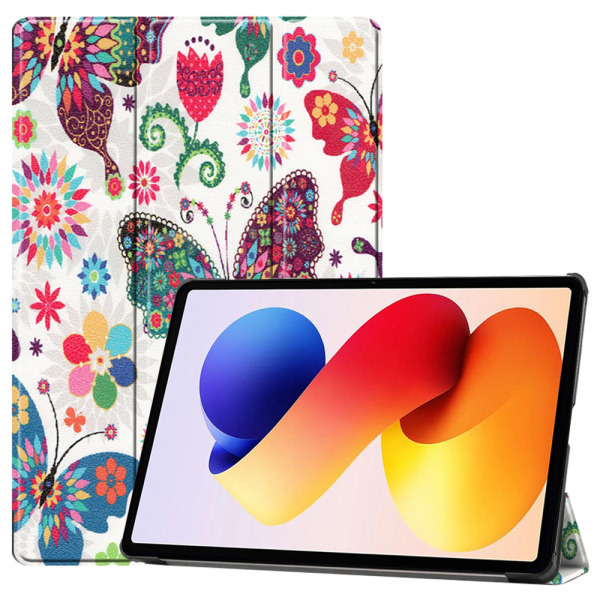 Husa pentru Xiaomi Redmi Pad 2 Pro, Techsuit, FoldPro Butterfly, Multicolor