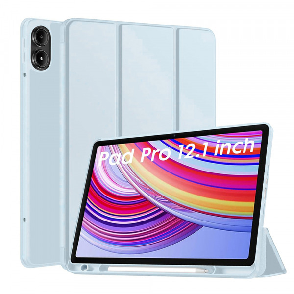 Husa pentru Xiaomi Redmi Pad Pro / Pad / Pad Pro 5G, Techsuit, Flex Trifold, Bleu