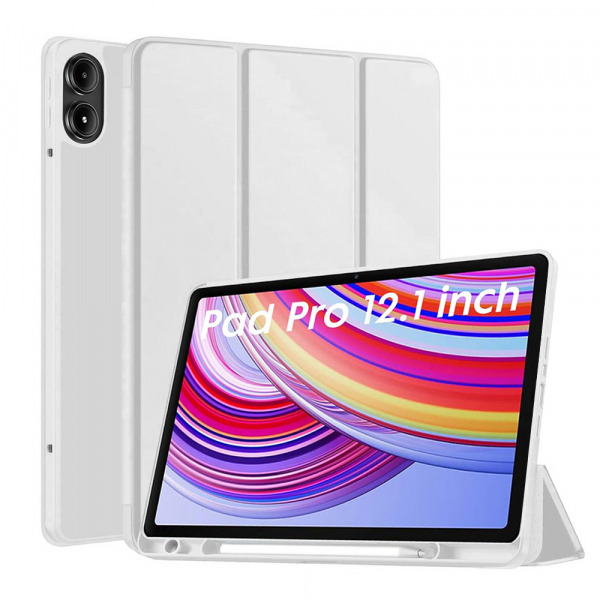 Husa pentru Xiaomi Redmi Pad Pro / Pad / Pad Pro 5G, Techsuit, Flex Trifold, Gri