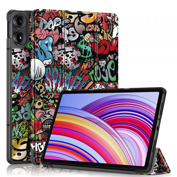 Husa pentru Xiaomi Redmi Pad Pro / Pad / Pad Pro 5G, Techsuit, FoldPro Urban Vibe, Multicolor