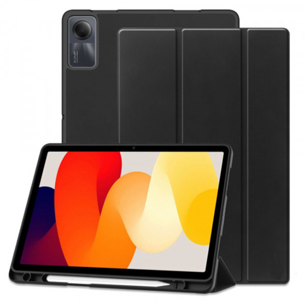 Husa pentru Xiaomi Redmi Pad SE, Techsuit, Flex Trifold, Neagra