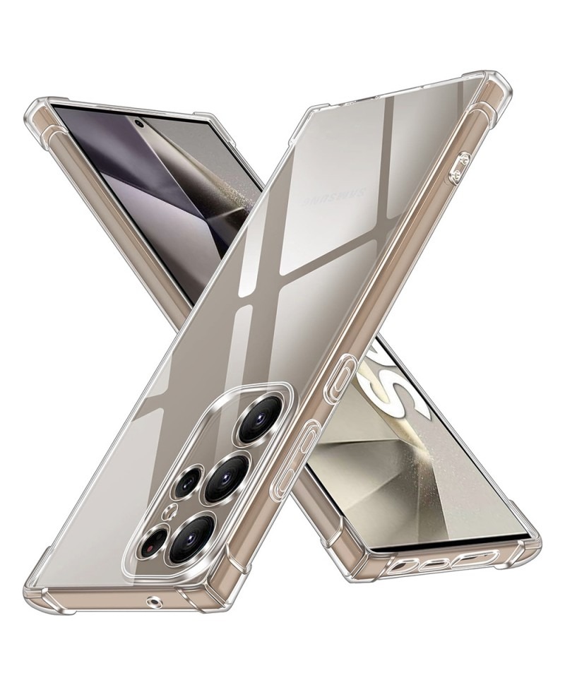 Husa Shockproof Clear Silicone Samsung Galaxy S24 Ultra, S928