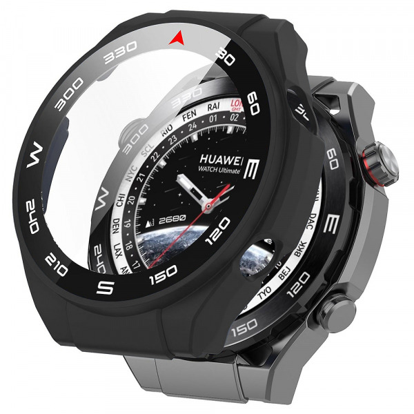 Husa Techsuit Defense360 Pro Bezel pentru Huawei Watch Ultimate, Neagra